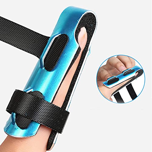 Pssopp Metal Finger Splint, Finger Splint Sponge Lining Comfortable 2Pcs Adjustable Breathable With Hook And Loop For Adults For All Finger Lengths For Arthritis (M) #TOP3