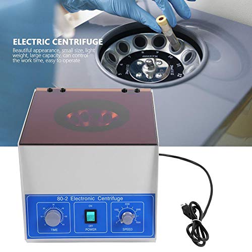 US Plug 110V Blood Centrifuge, Medical Centrifuge, Large Capacity Adjustable Speed ​​for Water Treat