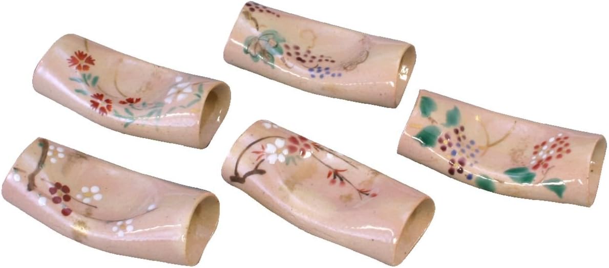 Fighters Burn 清水焼 Russia Chopsticks Set of 5, Four Seasons Small Size hns441
