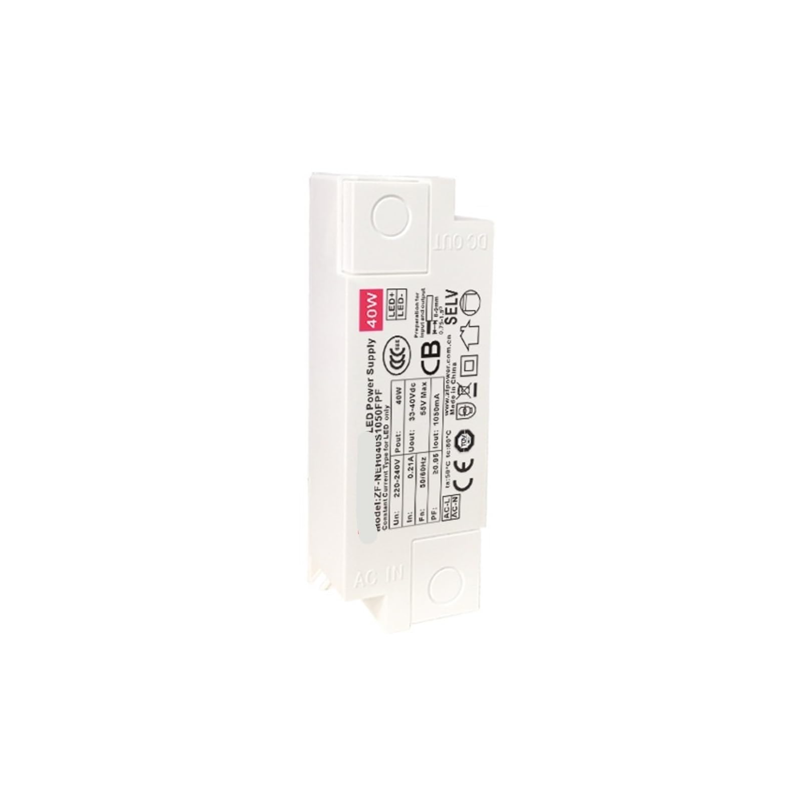 Pilote LED constant 40W isolé pour éclairage stable sans scintillement