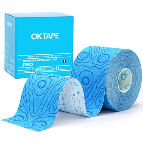 Image of OK TAPE Kinesiology Tape PRO Uncut Latex Free Tape 2in x 16.4ft 1Roll