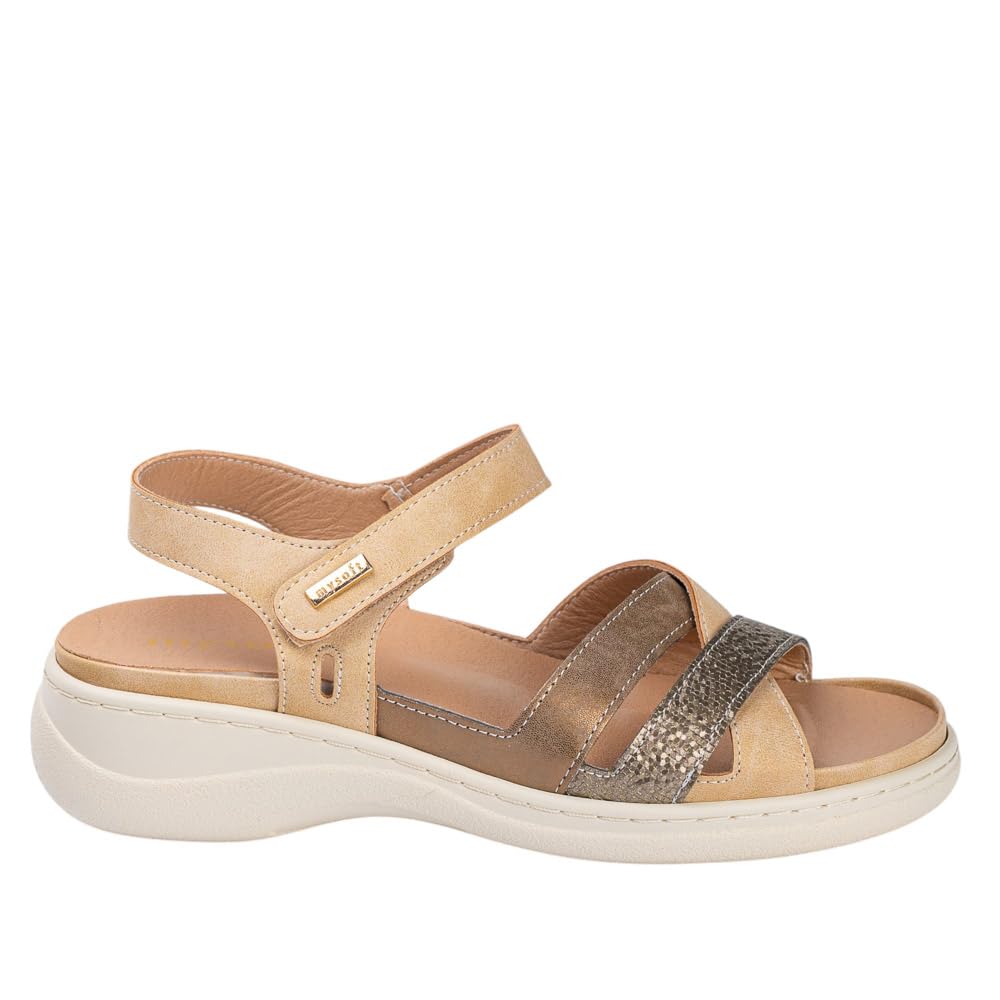 MYSOFT 044 Sandalia Plantilla Extraible Mujer