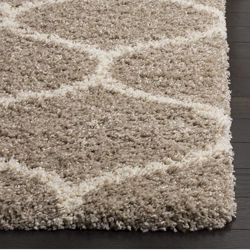 Image of Shaggy Area Rug for Living Room and Bedroom 3X5 FT Soft Plush Floor Carpet with Fluffy Texture, Modern Decorative Rug,Bedside and Indoor Spaces,Beige-Ivory