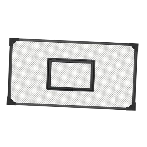 Sharplace Ersatzdeckel für Aquariumdeckel, Selbstmontage, Anti-Sprungnetz-Abdeckung, schwarzes Aquariumdeckel-Zubehör, multifunktional, einzurichten, 80x40cm