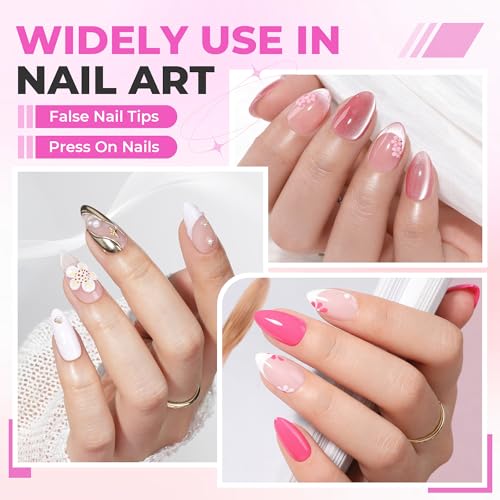 Image of UNA GELLA Gel Nail Glue No U /V Light 15ml Super Strong Nail Glue for Press On Nails & Clear Acrylic Nails Tips Air-dry Strong-hold Formula