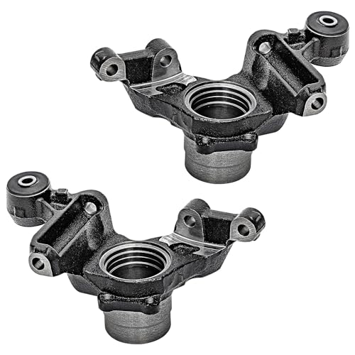 Image of Detroit Axle - Rear Steering Knuckles Assembly Replacement for 2001 2002 2003 2004 2005 2006 2007 Subaru Forester Impreza