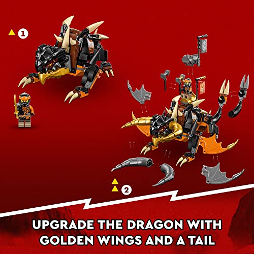 Lego 6420694 Ninjago Cole’S Earth Dragon Evo 71782, Upgradable Action Toy Figure For Boys And Girls With Battle Scorpion Creature And 2 Minifigures, 2023 Playset thumb #3
