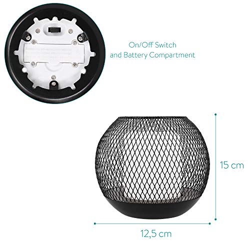 Navaris Set 2X Eco-Candele LED Cera Finta