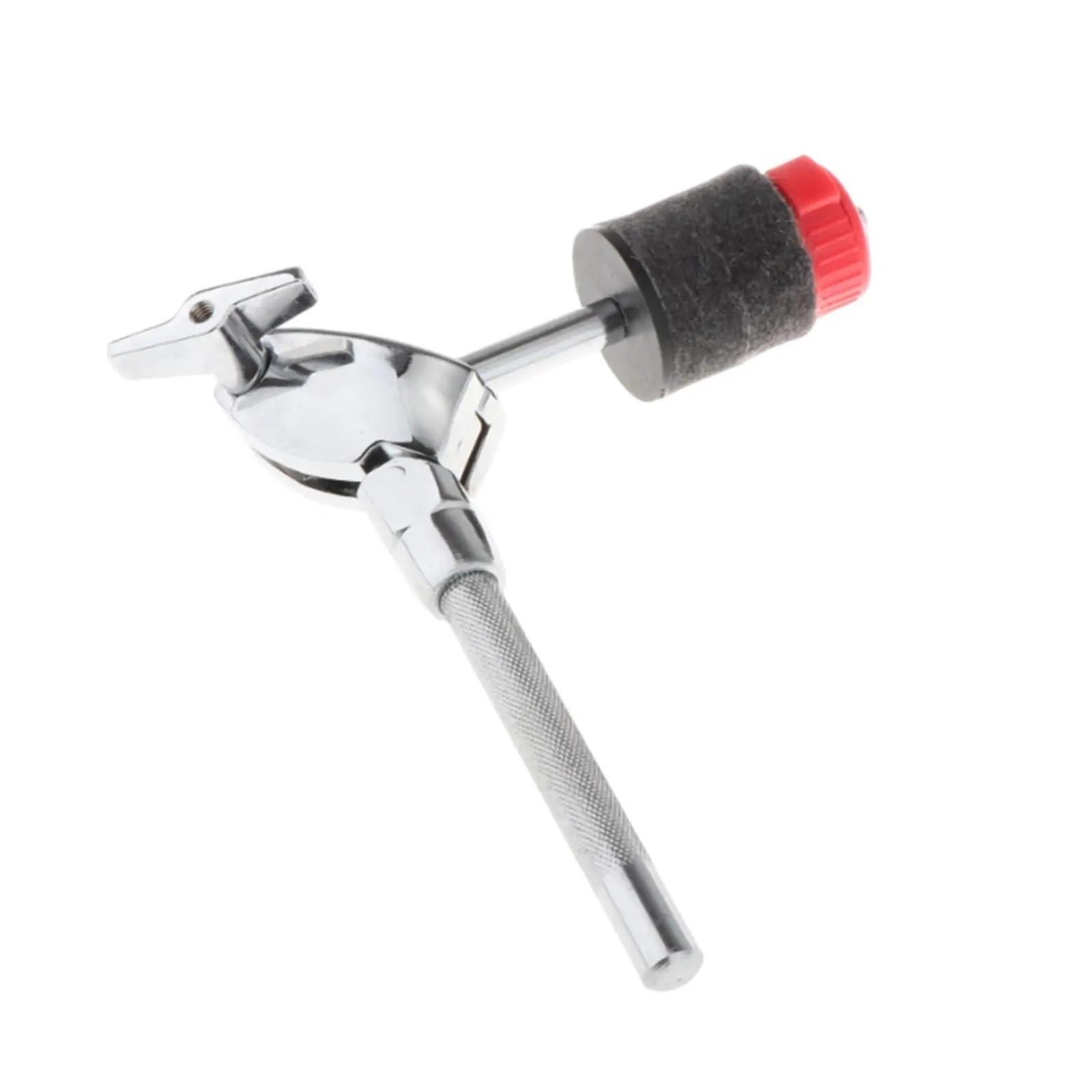 Abrazadera para brazo de platillos Brazo de soporte platillo con abrazadera, montaje cencerro práctica, accesorio, extensión tambor, brazo(Total Length 26cm)