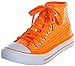 Brandsseller - Zapatillas deportivas para mujer con lentejuelas, altura media, color Naranja, talla 38 EU