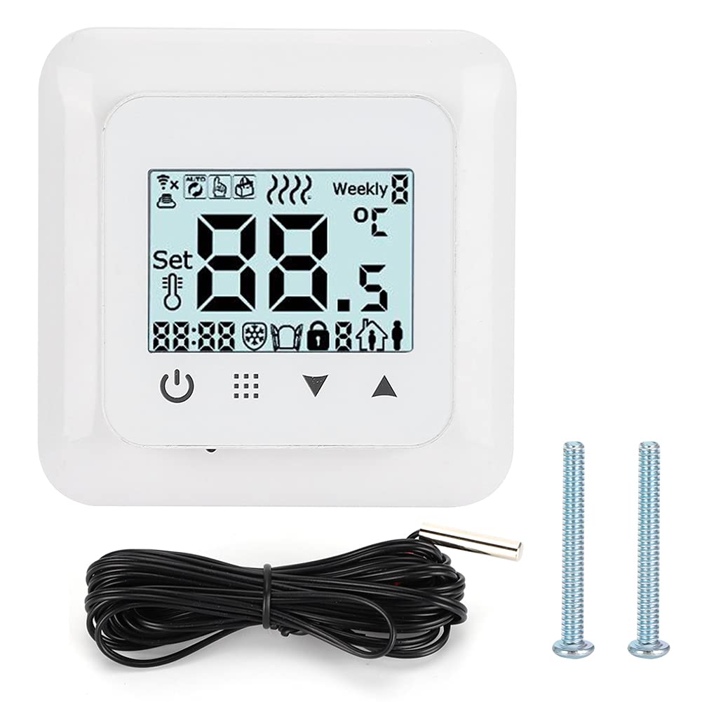 Thermostat de Chauffage Intelligent à écran Tactile, régulateur de température, système de Chauffage au Sol, 90-240V (Standard Type)