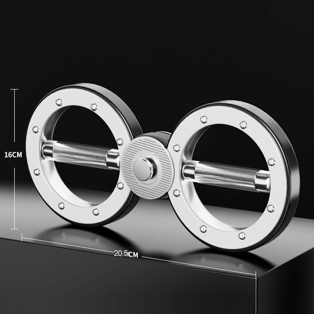 Speed Arm Trainer, Forearm Strength Trainer,1-15 Lbs Adjustable Multi-Function Home Gym Equipment, 360° Rotating Dumbbell with Non-Slip Grips for Full Body Strength Training