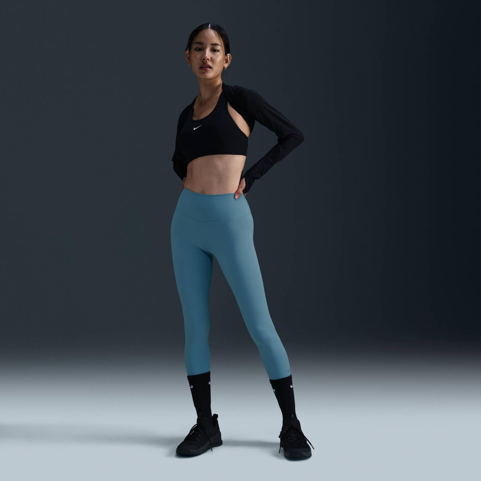 Nike One 7/8-Leggings mit hohem Bund für Damen, HV2292