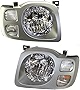 Garage-Pro Headlight Assembly Compatible with 2002-2004 Nissan Xterra, Set of 2, Driver and Passenger Side