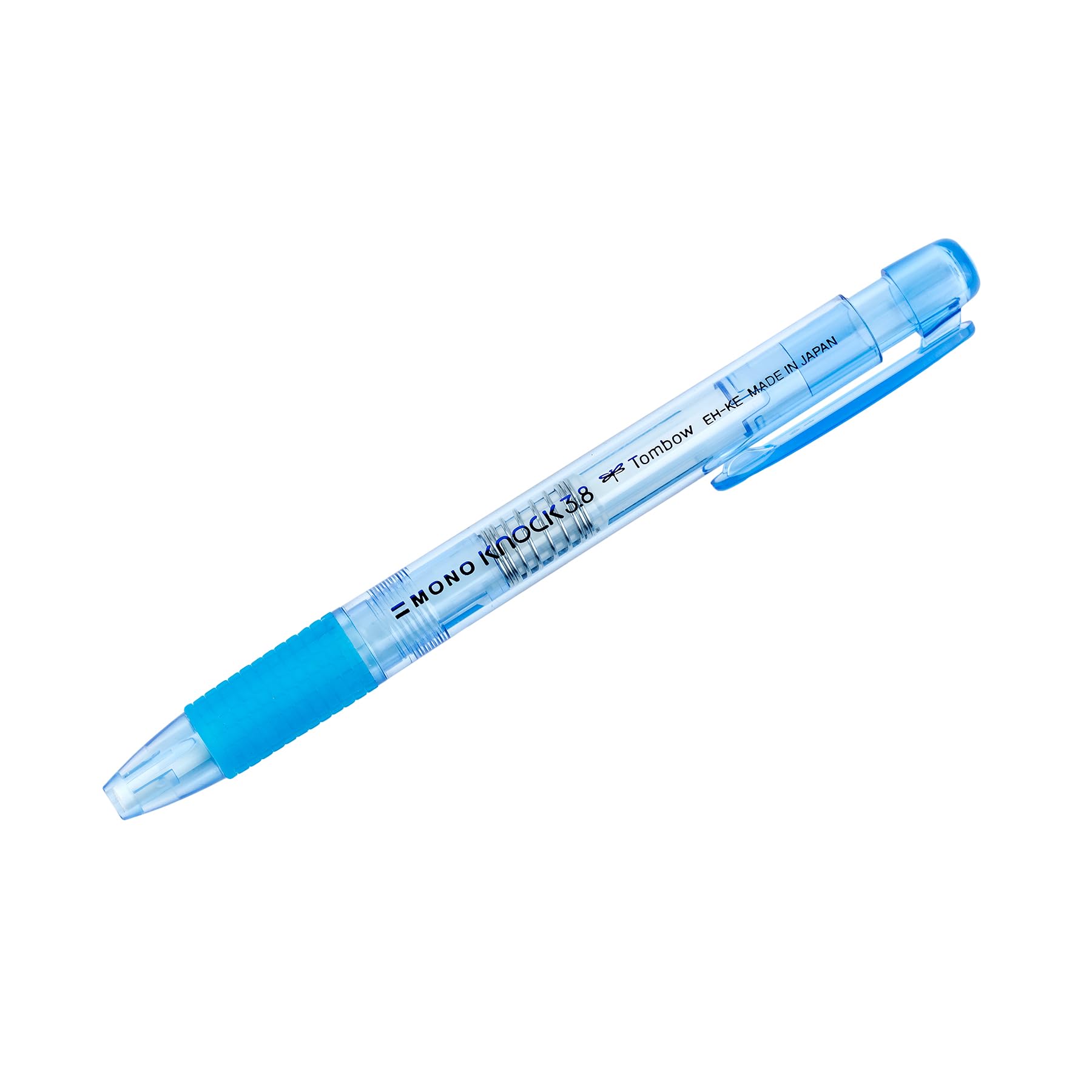 Tombow 57336 Mono Knock Eraser, Blue. Easy to Use Pen-Style Eraser with Rubber Grip