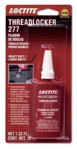 Loctite 38656 277 Red Large Threads Threadlocker Bottle, 36-milliliter by Loctite