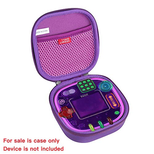 Hermitshell Hard EVA Travel Case for Leapfrog Rockit Twist Handheld Learning Game System (Purple) - Image 3