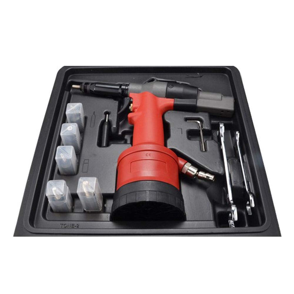 Máquina remachadora automática, herramienta neumática de tuerca de tracción (color: azul)