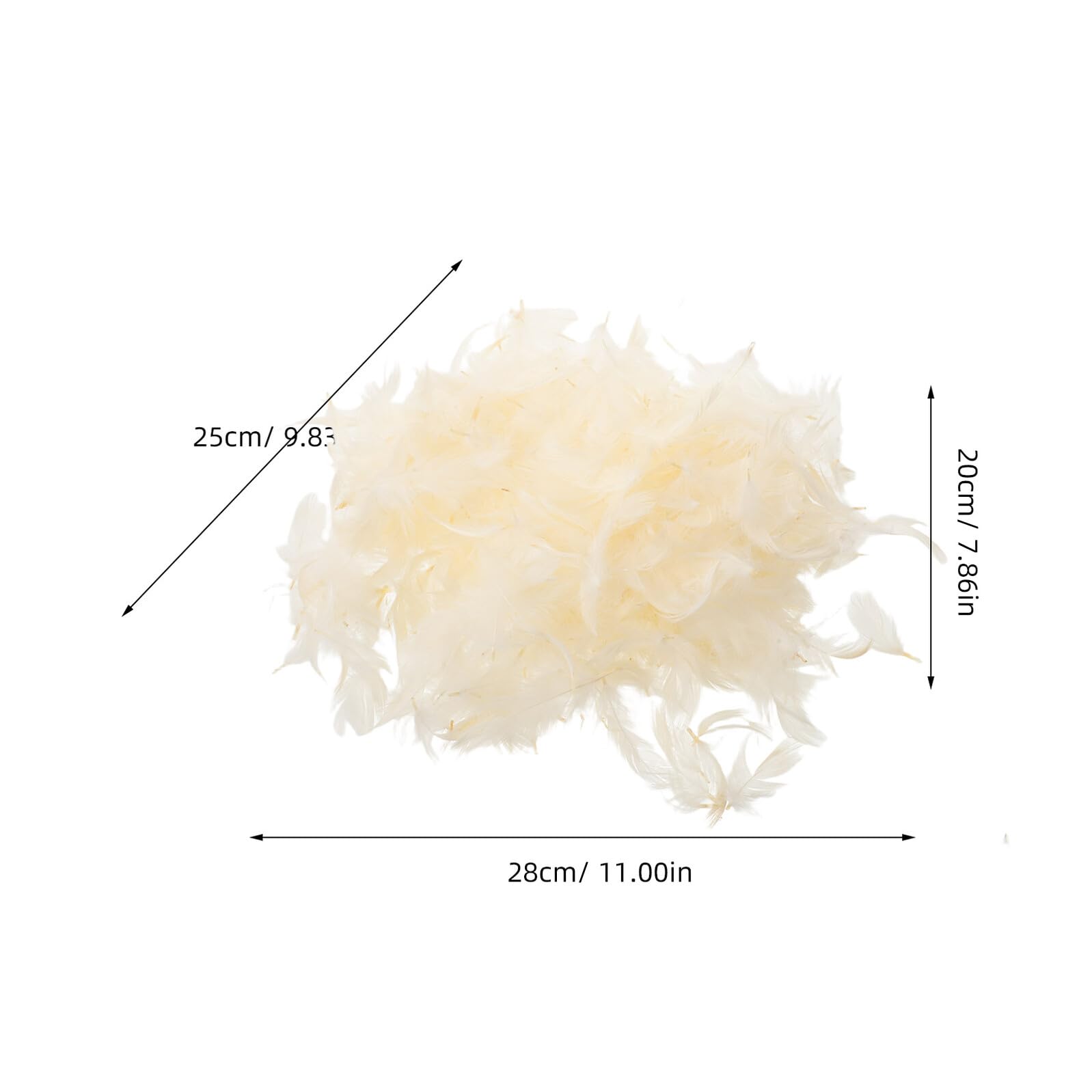 WOONEKY Naturalne Wypełnienie z Kaczych Piór Oddychający Lekki Materiał Do Poduszek Kołder i Rękodzieła DIY Idealny Do Sof Krzeseł i Ciepłych Kołder Każdą Porę