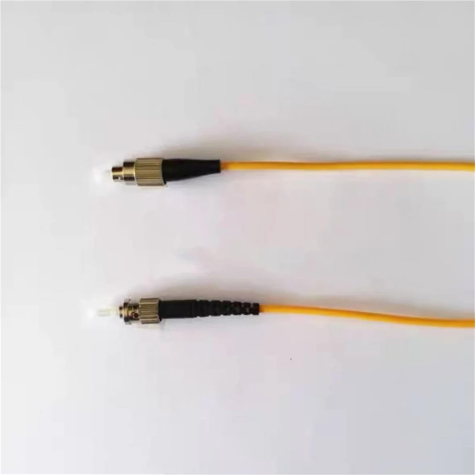 ST-FC UPC monomode cavalier de fibre 1-100m cordon de raccordement optique Simplex carré à rond câble d'extension FTTH p-fibre optique SM(ST-FC 15m)