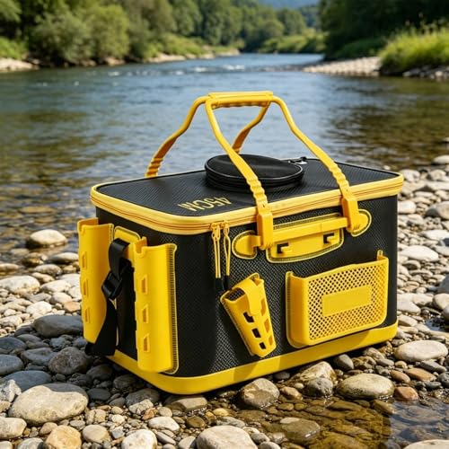 Seau de pêche pliable étanche pour éviter les fuites d'eau - 3
