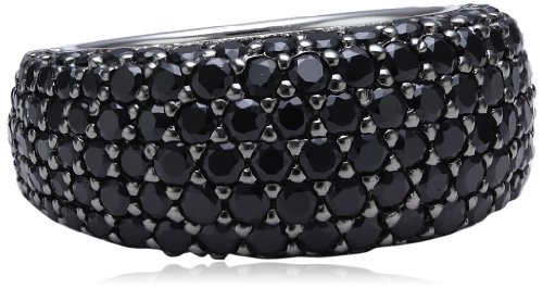 Preisvergleich Produktbild Esprit Damen-Ring 925 Sterling Silber Zirkonia Amorana Schwarz