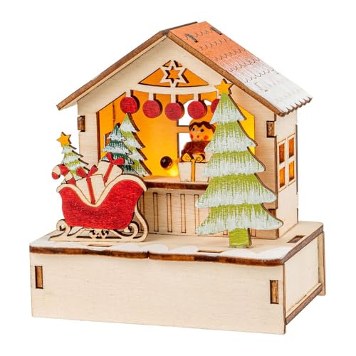 Ideen mit Herz | LED-Haus | Weihnachtsmarkt | Miniatur-Häuschen |...