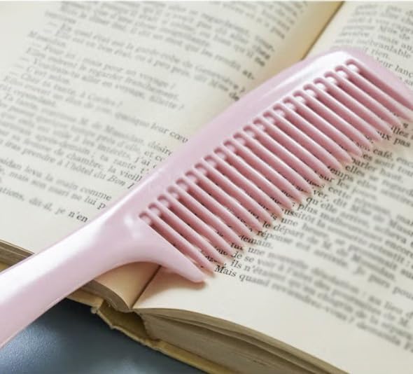 Set de peines para cabello de dientes anchos y finos, 2 piezas miniatura 3