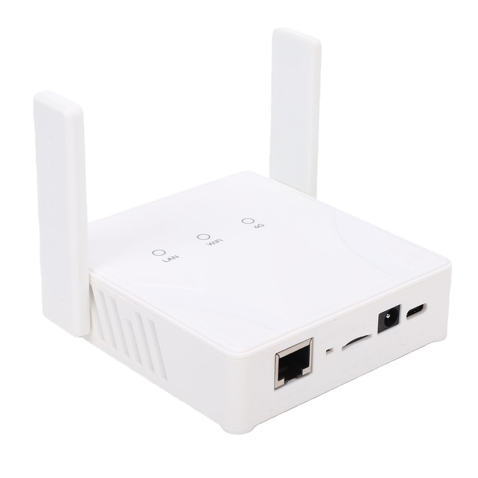 Zerodis Router 4G Router WiFi Tascabile da Viaggio Portatile con Slot per Scheda SIM 300 Mbps 2,4 GHz Porta RJ45 Gestione Web per Viaggi in Auto Viaggi d'affari Streaming all'aperto