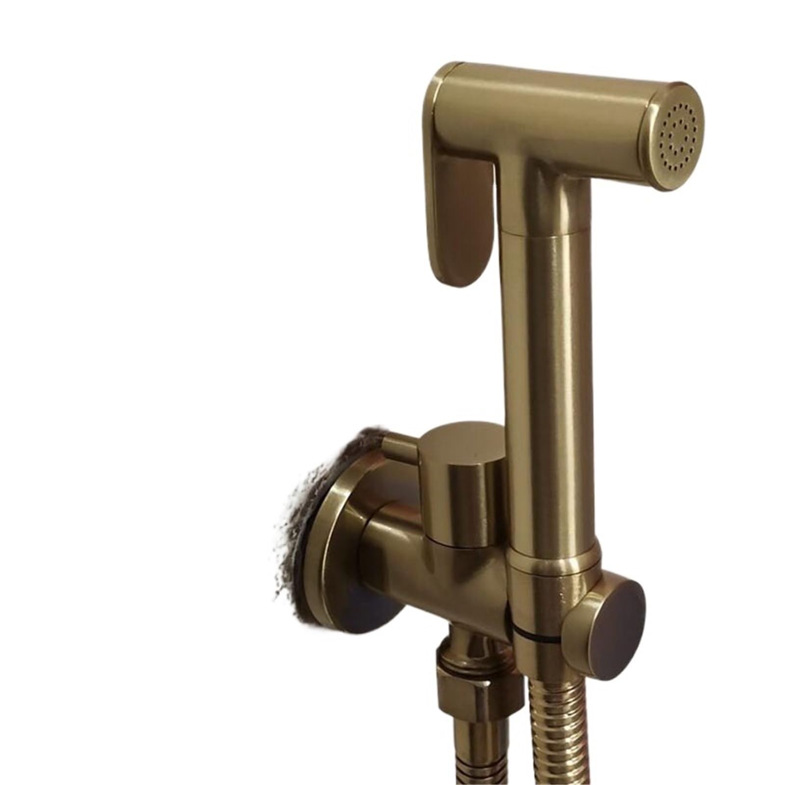 ZYCHSJXA Brass Bidet Faucet Hand held Shower Sprayer(Brushed Gold)