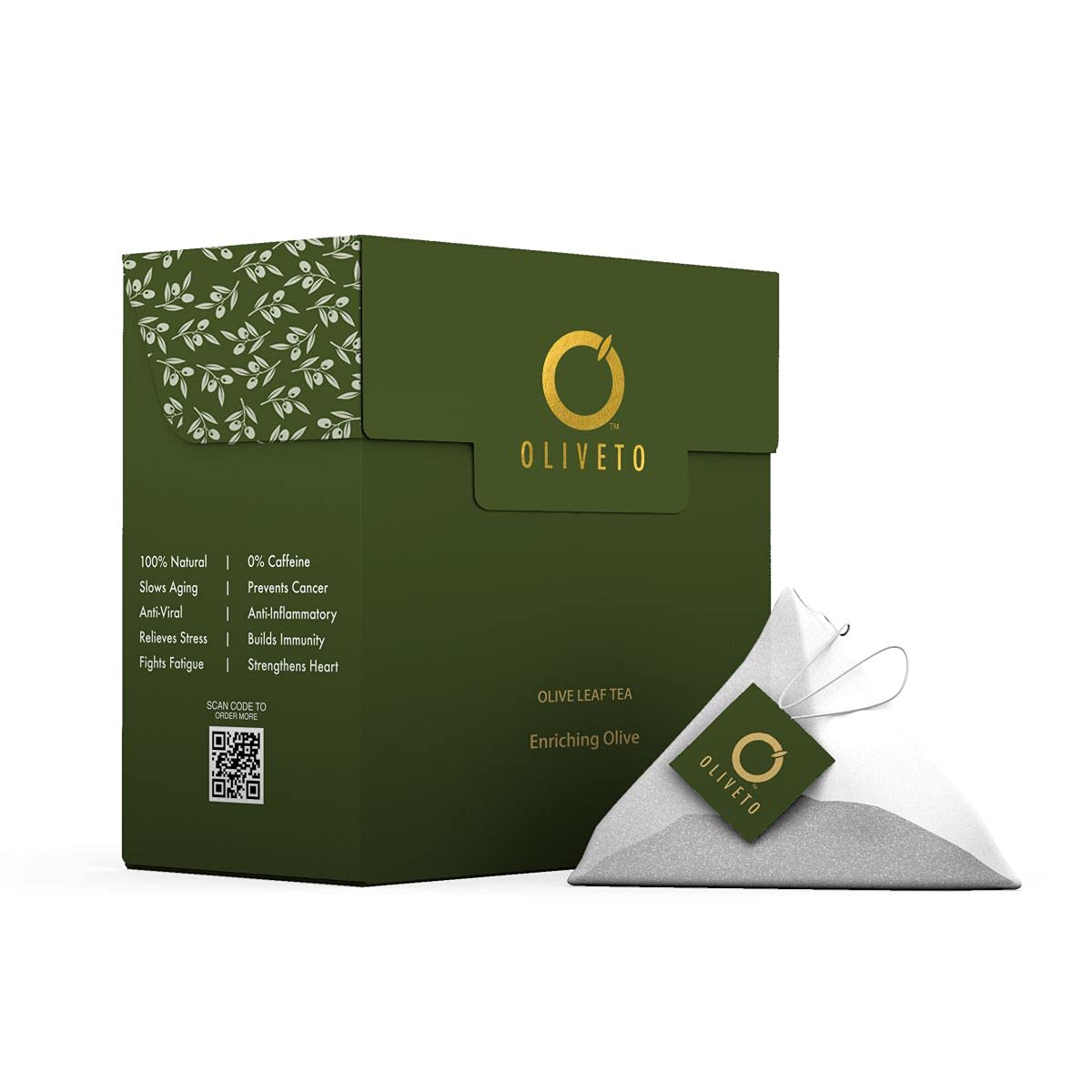 Oliveto Classic Olive Leaf Relaxant Tea - Pack Of 10 Bags (B09DW71DMT) Amazon Price History, Amazon Price Tracker