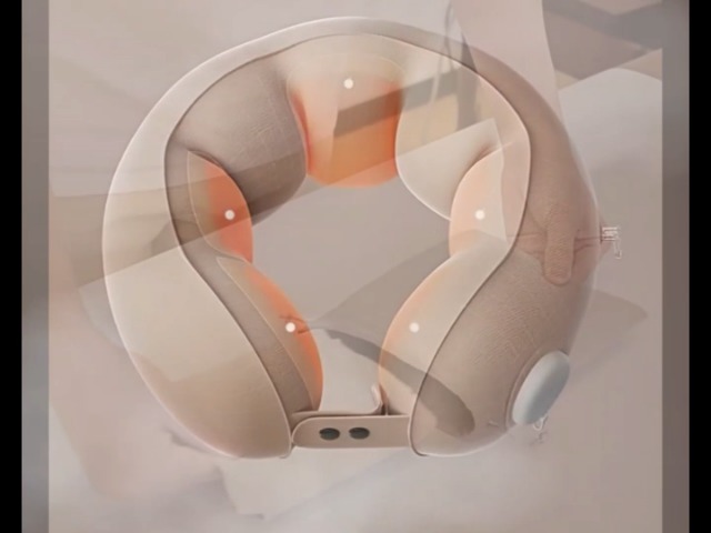 Almohada Inflable para Viaje, tamaño estándar, algodón miniatura 7