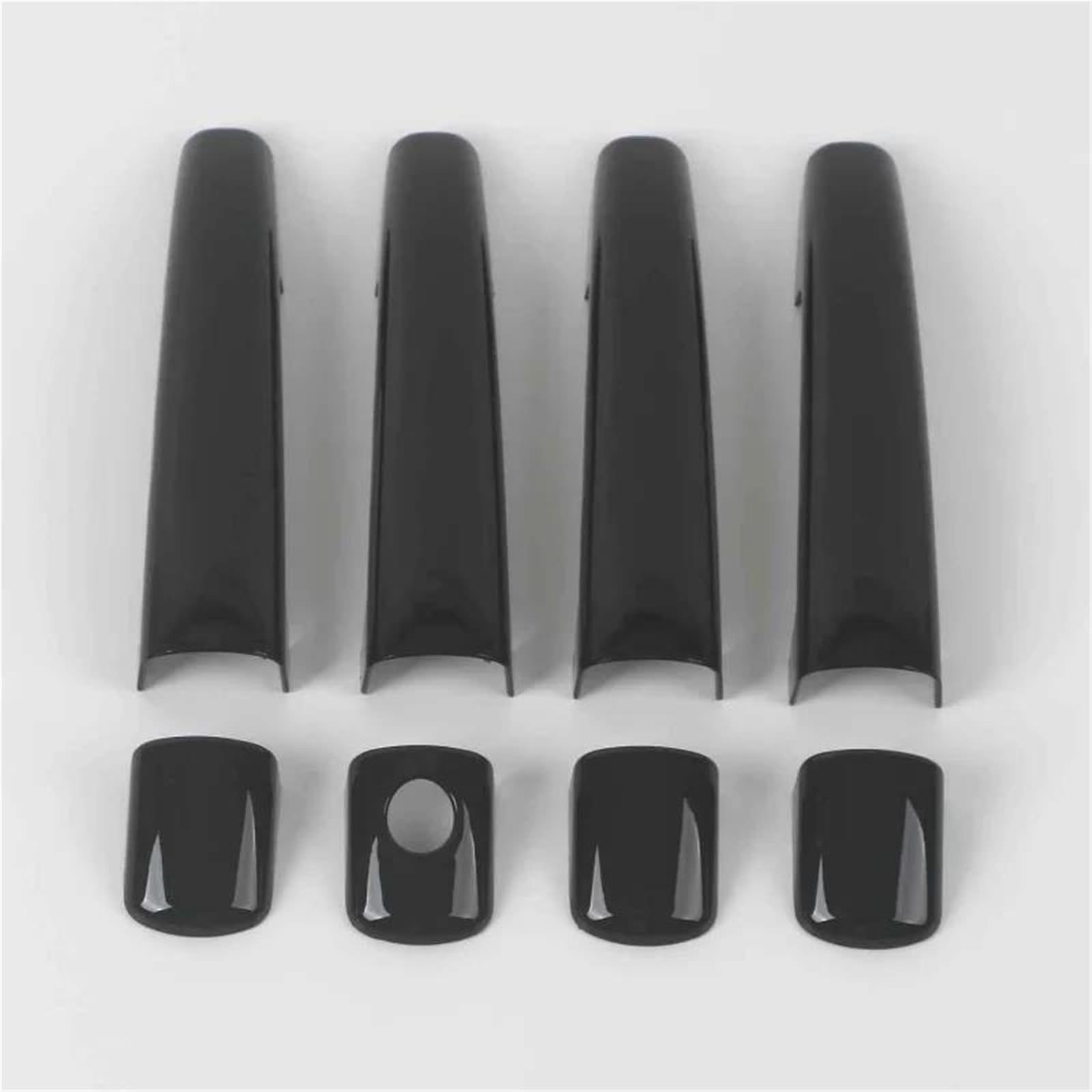 Piwine Black Handle Sticker For Citroen For C3 For Mk2 C3 For Picasso For Aircross 2010-2016 Car Door Handle Cover Trim Sticker Styling(Black)