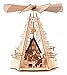Produktbild DREGENO Seiffen Pyramide mit Erzgebirgsmotiv, Holz, Natur, 30 x 30 x 32 cm