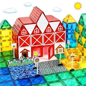 Mauikay Magnetische Fliesen Bauernhof Spielzeug 42 PCS