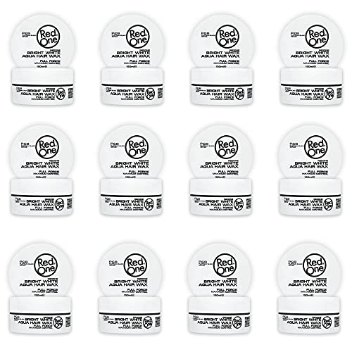 Cire coiffante RedOne gel blanc à fixation maximale et parfum pêche