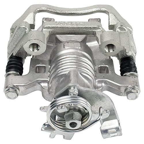 Image of TRQ Front and Rear Brake Caliper Set Zinc Coated Brackets Compatible with 2005-2008 Chevrolet Cobalt 2008-2010 HHR 2007-2009 Pontiac G5 2005 Saturn Ion