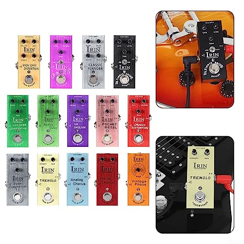 Pédale de guitare Overdrive, Portable Full Overdrive Distortion Delay Compressor Vintage Effect Pedal Drive Vintage Overdrive Effect True Bypass - Les Beatles, Paul McCartney, John Lennon, RIngo Starr, George Harrison Pédale de guitare Overdrive, Portable Full Overdrive Distortion Delay Compressor Vintage Effect Pedal Drive Vintage Overdrive Effect True Bypass – Image 3