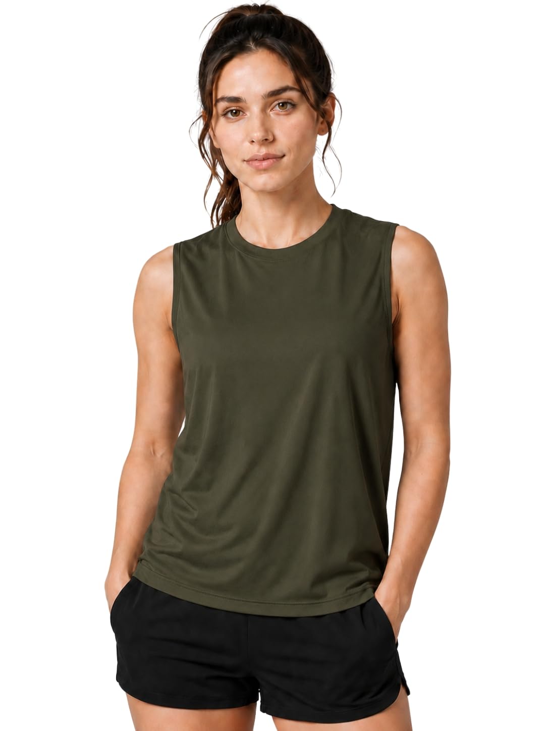 Gym Tshirt for Women Workout | Gym Tops for Woman | Active Wear Sando-image-42