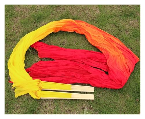 Abanico de seda degradadas para danza del vientre multicolor S-XXL 7