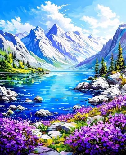 G i LbgɂG R Paint by Numbers DIYyCg l S qp ȒPɓh ANʊG̋ |  H| Lbg 3̃yCguV1̃Zbg̃AN痿gp z[ ItBX 