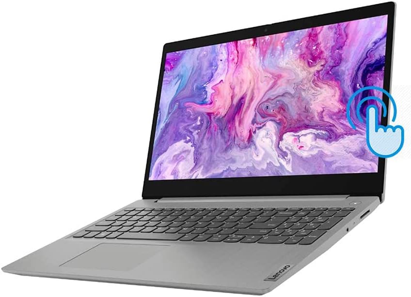 Lenovo 2022 IdeaPad 3 15.6" HD Touchscreen Laptop Computer, 10th Gen Intel Core i5-1035G1, 12GB RAM, 256GB SSD, Intel UHD Graphics, HD Webcam, Bluetooth, Windows 10, Grey, 32GB SnowBell USB Card