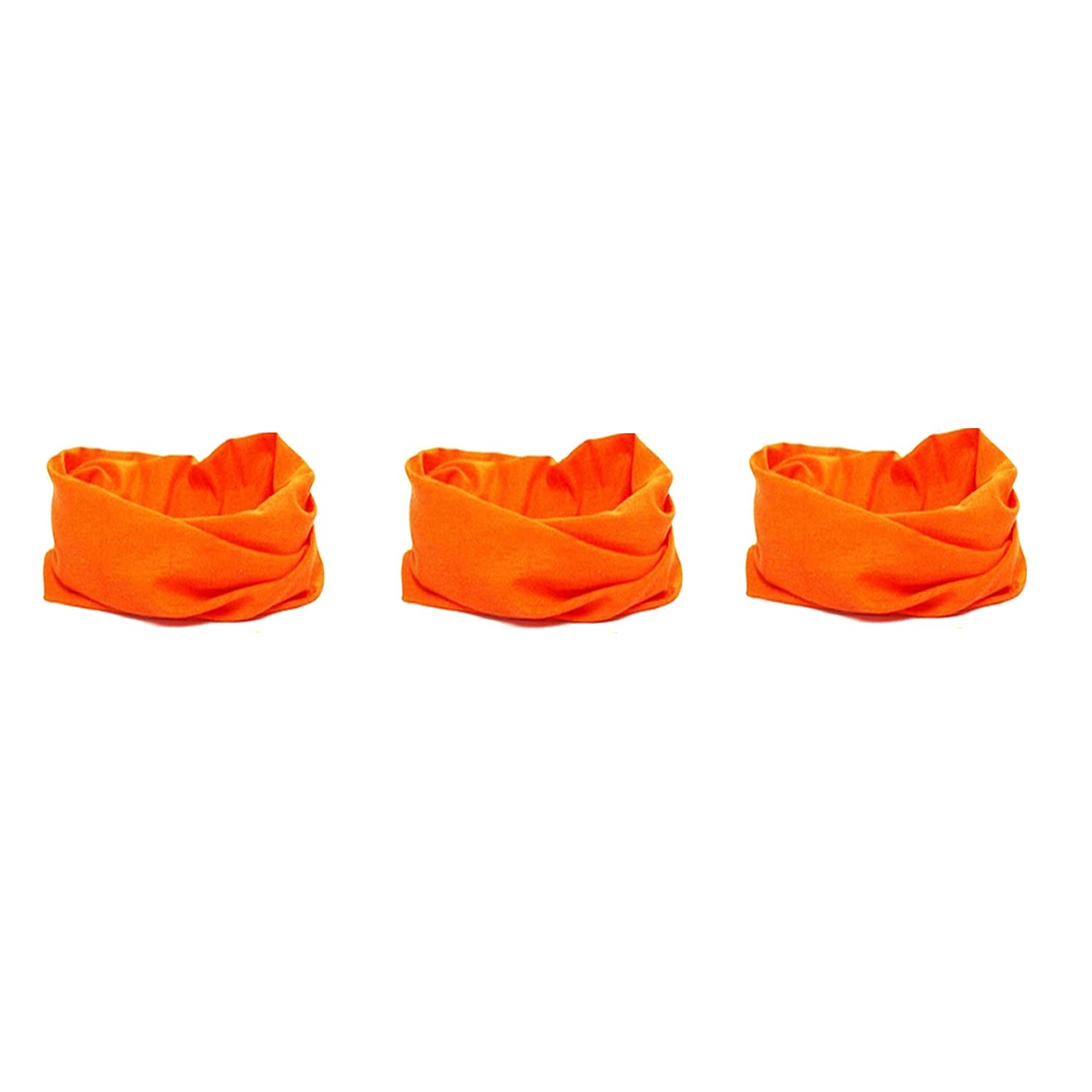 Mens Head Cover Band Bandana Stretch Hair Style Japanese 3 Orange b-image-49