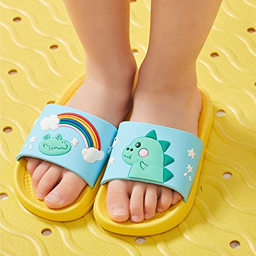 Toddler Boys Girl's Dinosaur Cartoon Slippers Sandals Summer Beach Shower Soft Non-slip Shoes Slipper2