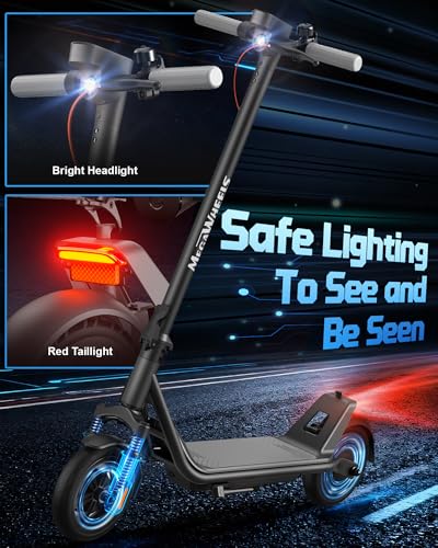 MEGAWHEELS Electric Scooter for Adults with Suspension,
