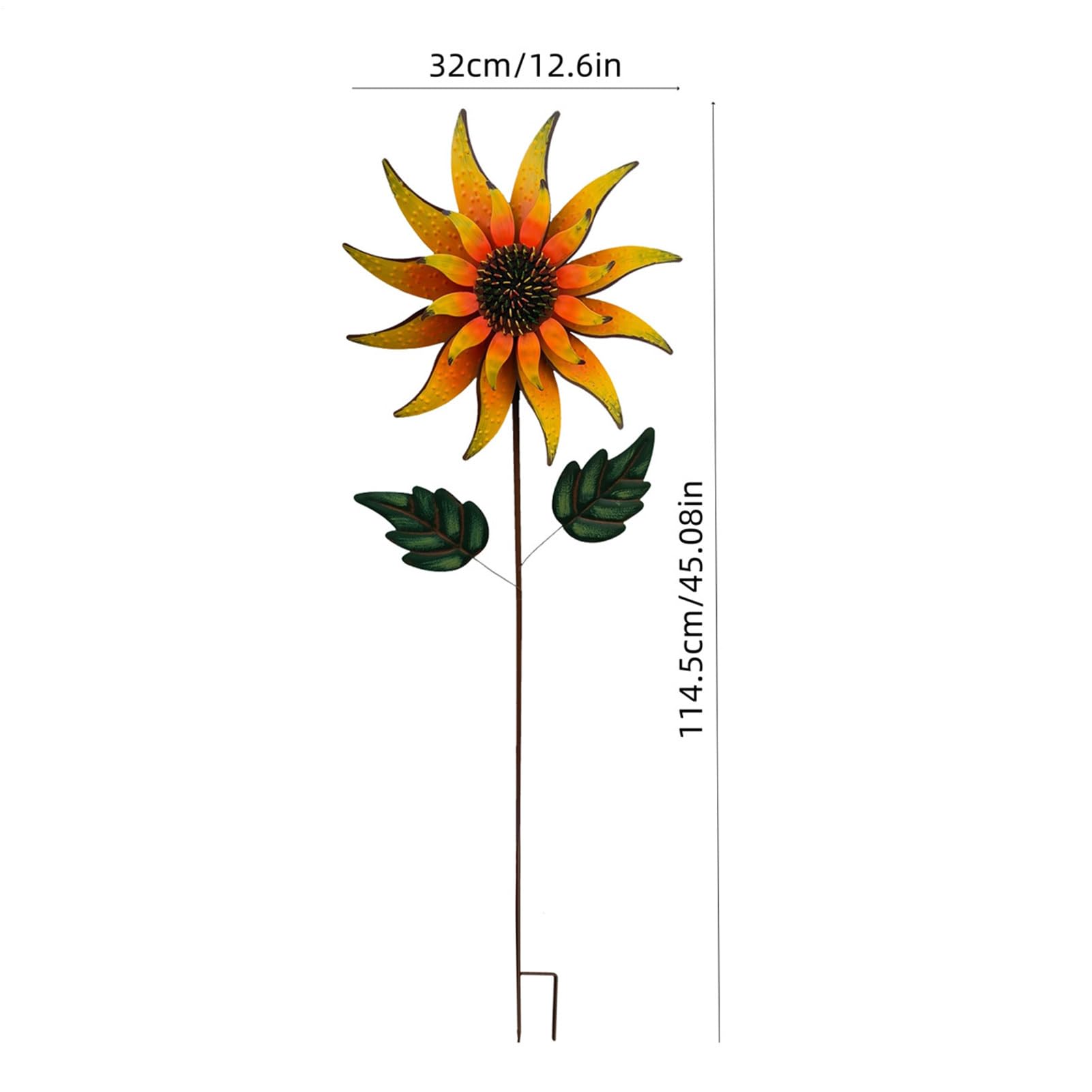 Wiatrak z kwiatami, na zewnątrz, słonecznik, wiatrak, dekoracyjny ogród