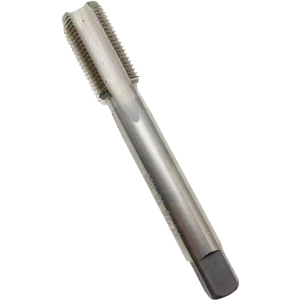 11/16-18 Thread Tap Right Hand 11/16x18 UNS Tap RH Straight Fluted RH 11/16-18 Machine Tap Hand Tools High Speed Steel
