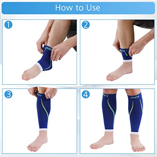 Doact Calf Compression Maniche per Uomo e Donna
