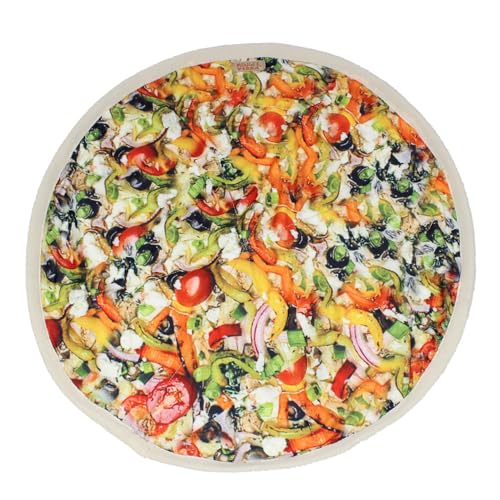 Mougee Star Flow Star - Pizza Series - 19.5" Diameter - Juggling Cloth (Veggie)