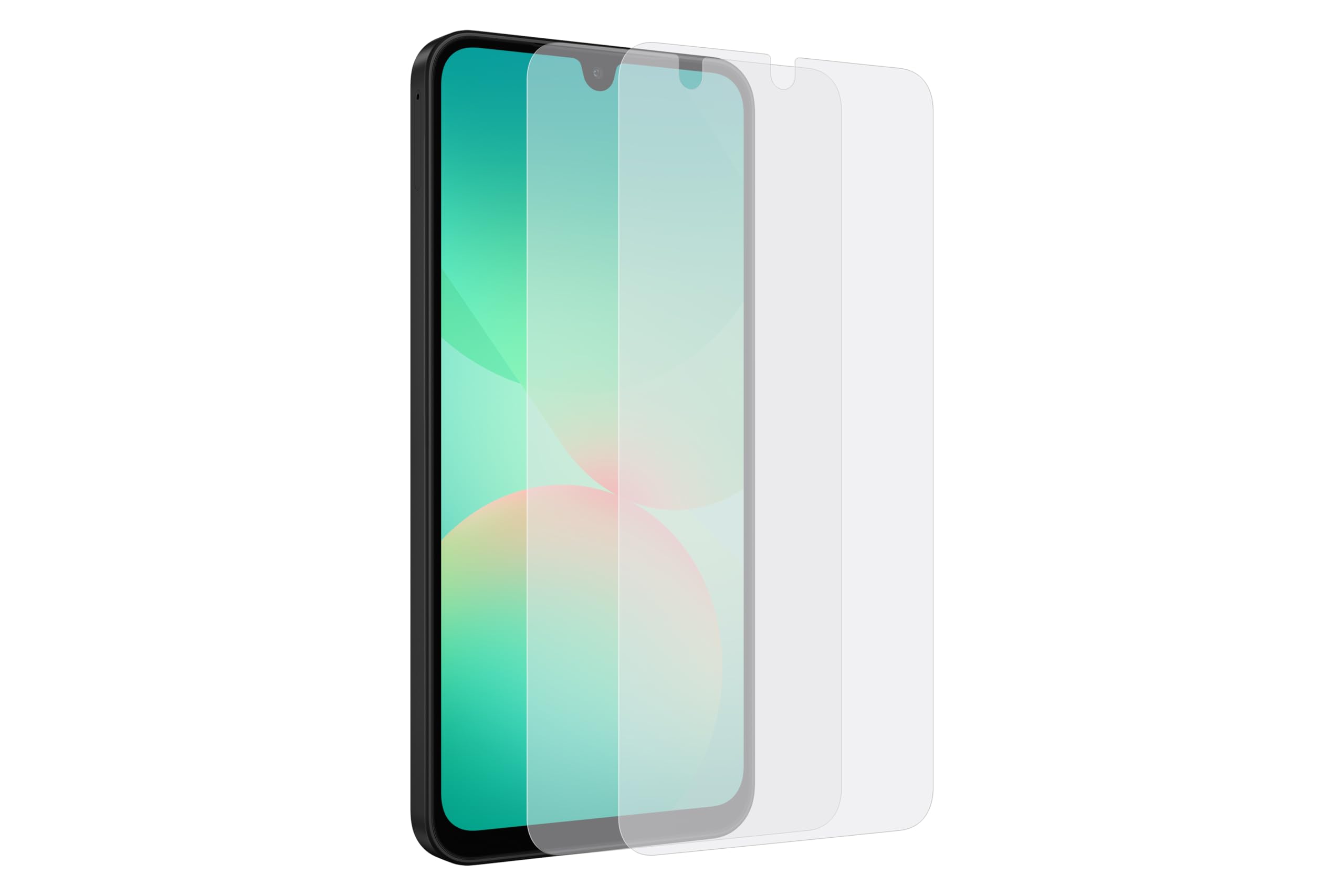 Samsung Screen Protector EF-UA266 für das Galaxy A26 5G, Smartphone-Cover, 2 Display-Schutzfolien, Durchsichtig, Kratzfest, Anti-Fingerabdruck, Schutz, Transparent